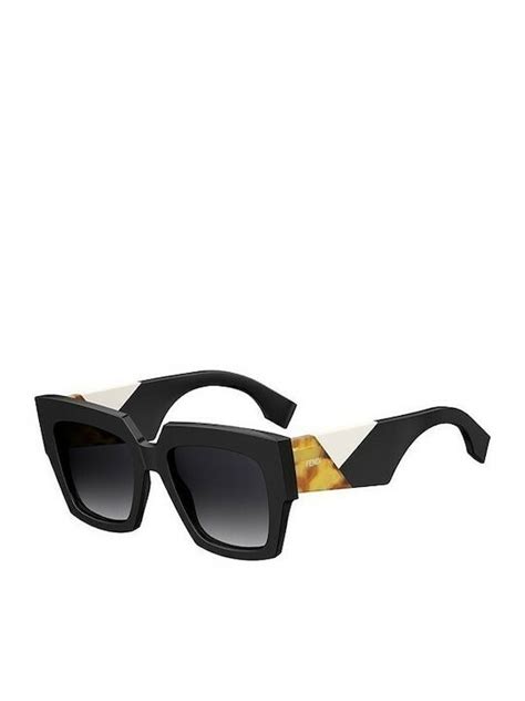 fendi ff 0263|Fendi FF 0263/S 807/9O Sunglasses Black .